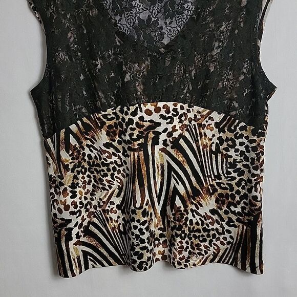 💙5/$20💙 SLIMPACT.. leopard print top.. - Picture 9 of 13